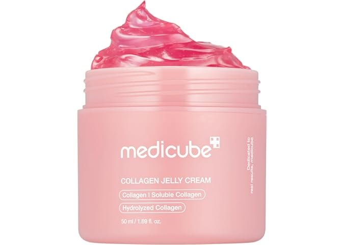 Medicube Collagen Jelly Cream- Niacinamide & Freeze-Dried Hydrolyzed Collagen - Boosts skin's barrier hydration and gives 24h Glow & Lifted Look - Korean skincare (1.69 Fl Oz)