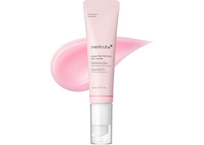 medicube Eye Cream with Salmon DNA PDRN & Pink Peptides | 99% Purity Retinol for Fine Lines | PDRN & Niacinamide Eye Serum for Uneven Skin Tone | Korean Skincare, 1.01 fl.oz